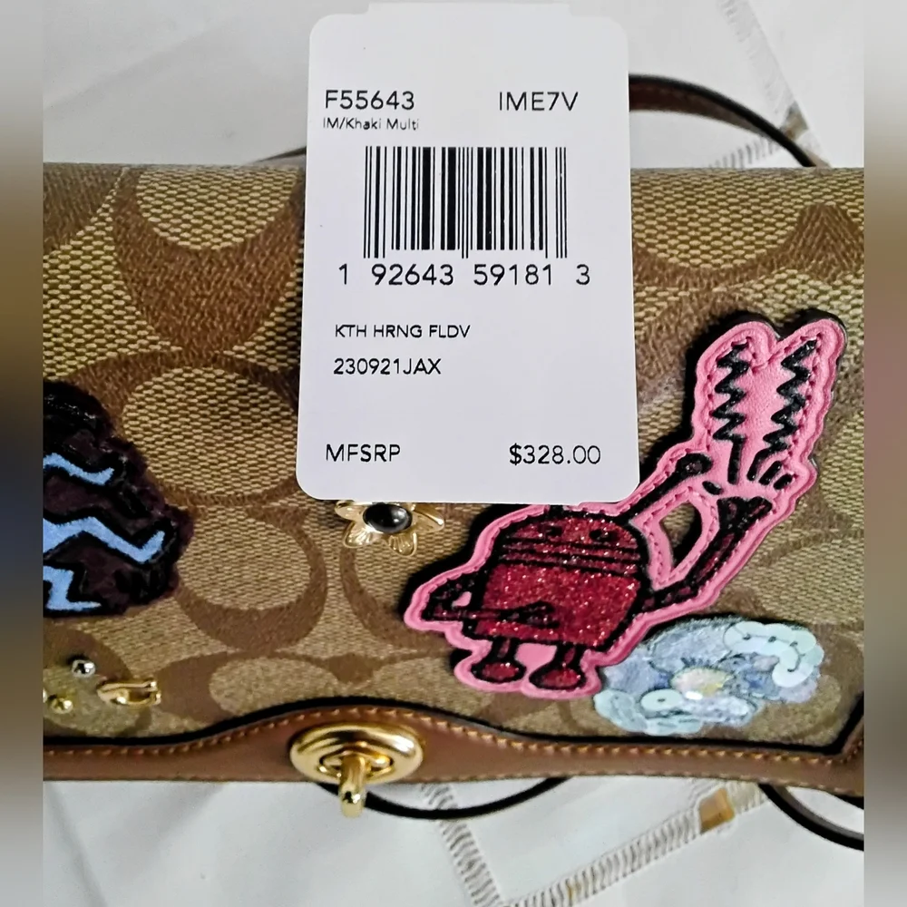 Coach X Keith Haring Limited Edition Crossbody Bag Purse NWT - Picture 4 of 11